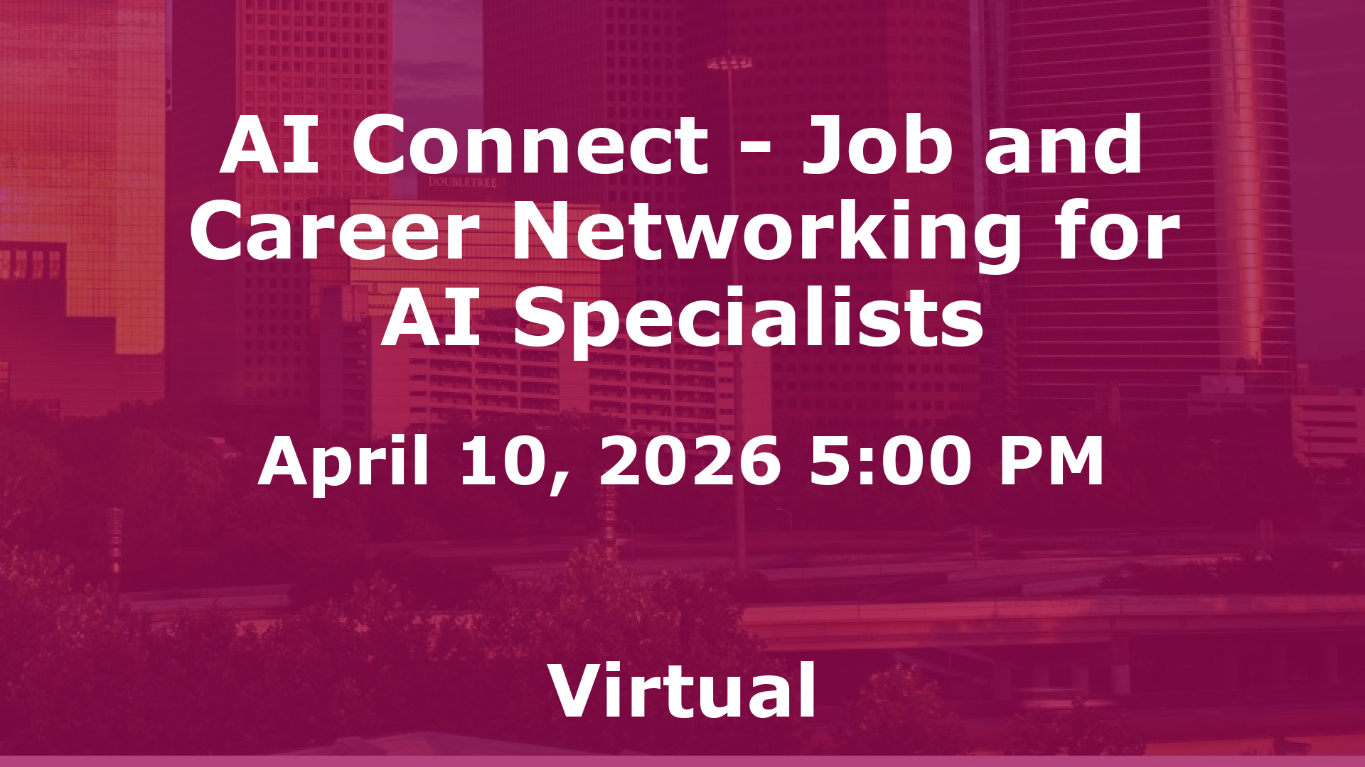 AI Connect - Job and Career Networking for AI Specialists event image